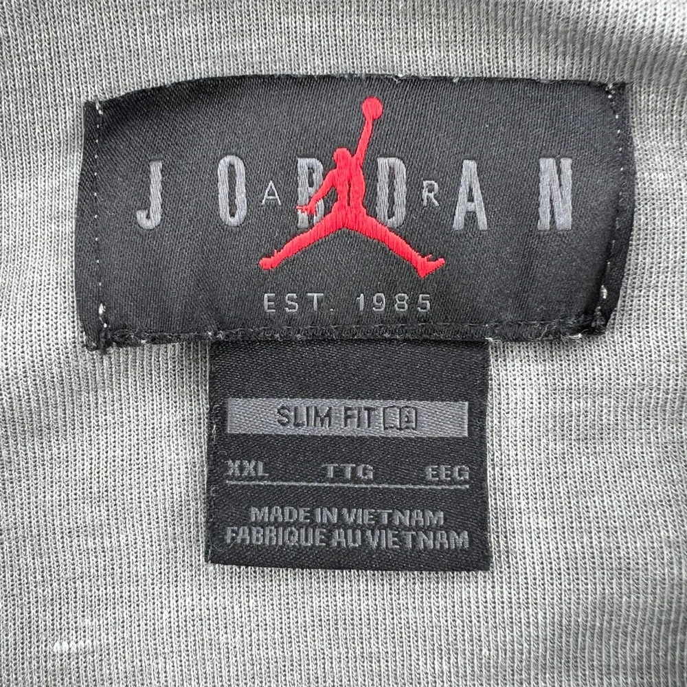 Jordan Dri-FIT Sport Air Fleece Full-Zip Hoodie Men XXL Gray Slim Fit Active Gym